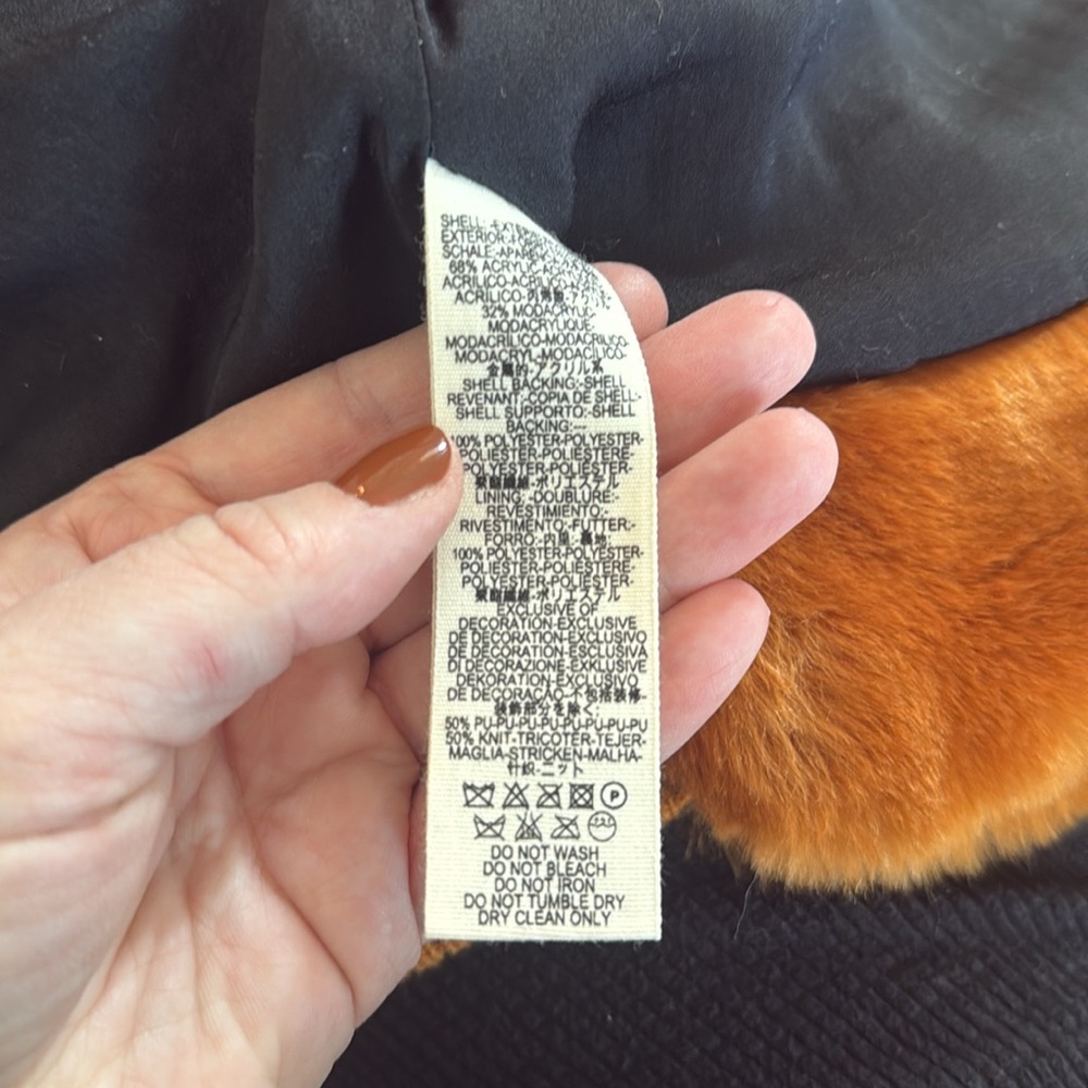 Free People Rust Brown Faux Fur Jacket - Picture 4 of 5